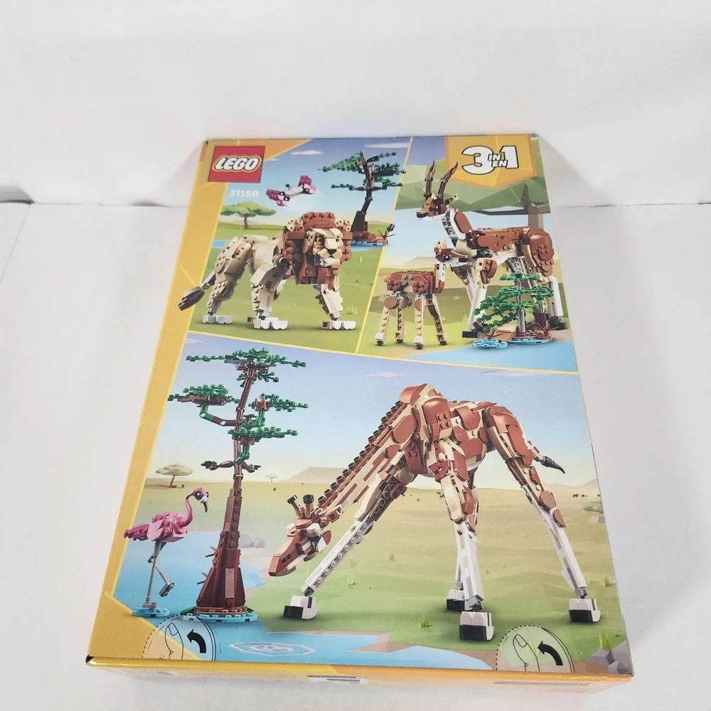 LEGO Creator 3 in‎ 1 31150 Wild Safari Animals 780 Pcs New Sealed